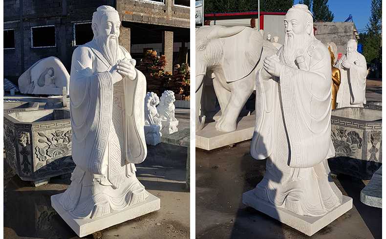 校園孔子像，學(xué)?？鬃拥裣?，孔子景觀雕塑