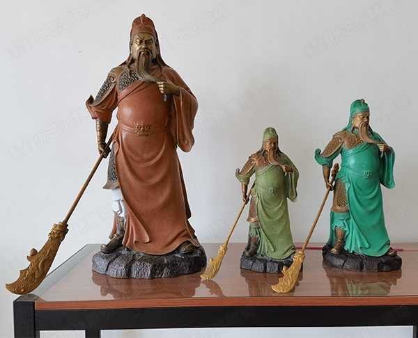 工廠(chǎng)現(xiàn)貨純銅鑄造銅關(guān)公雕塑擺件