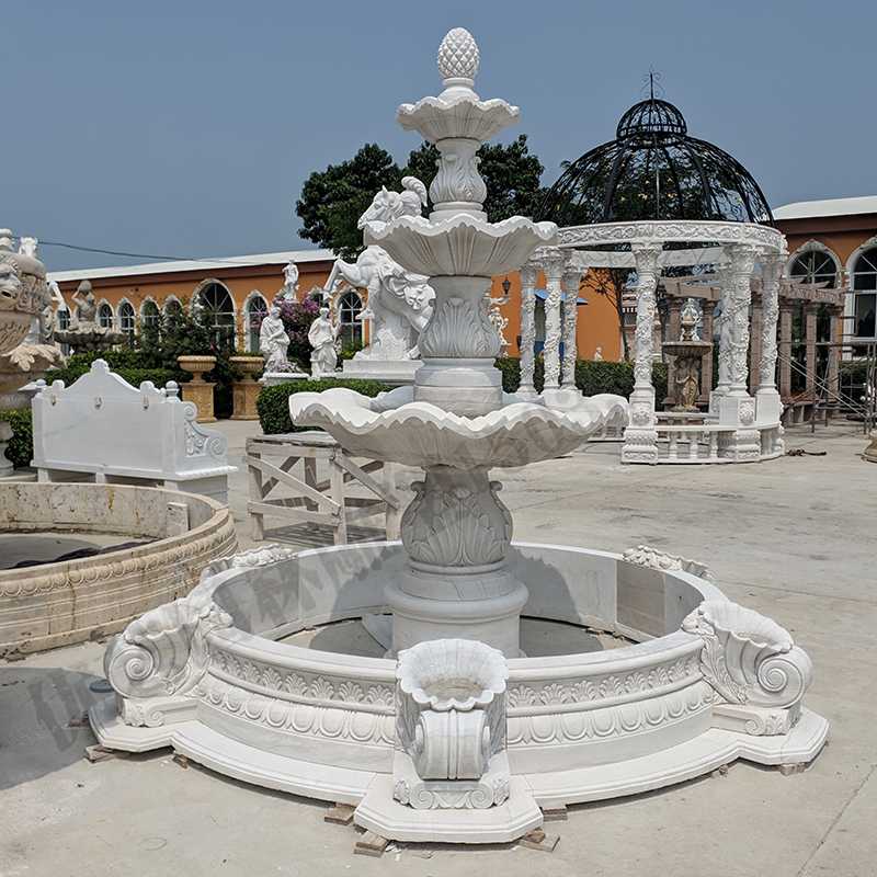 海螺大理石噴泉，海螺噴泉，大理石噴泉，石雕噴泉廠家