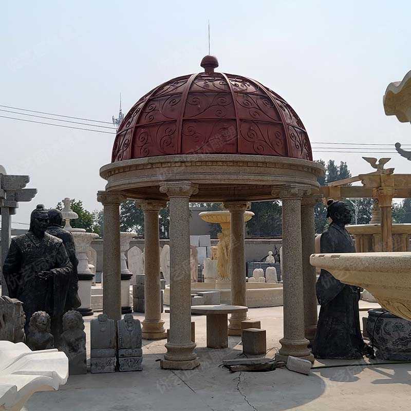 景觀雕塑定制，石雕涼亭如何保養(yǎng)