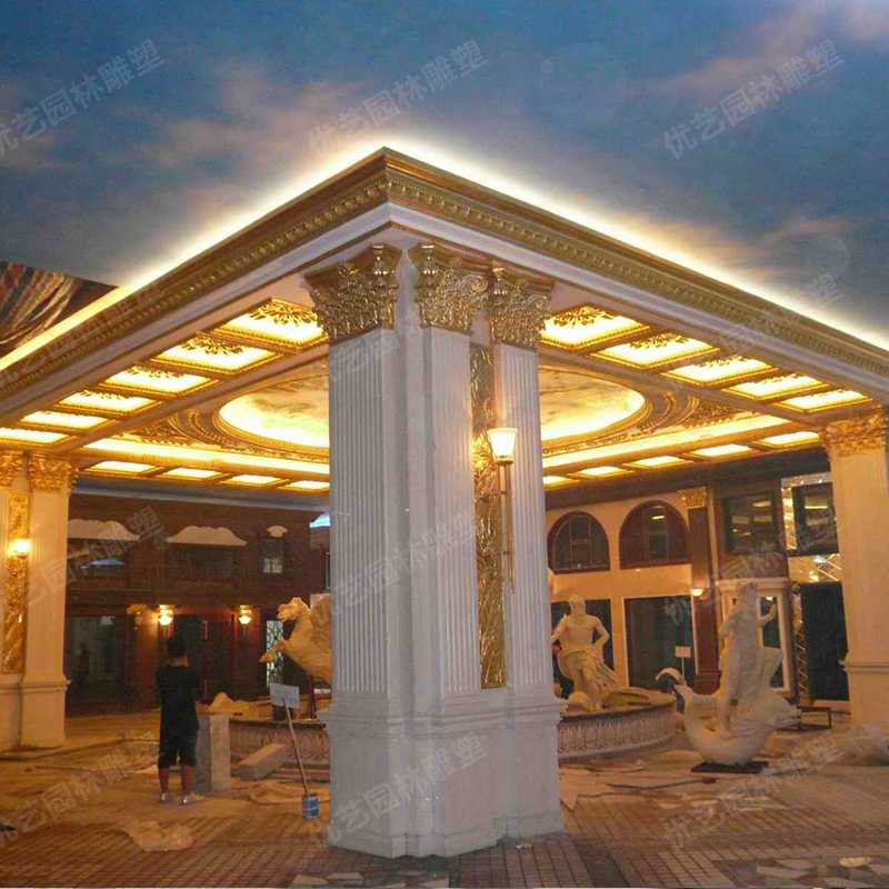 羅馬柱，室內(nèi)羅馬柱