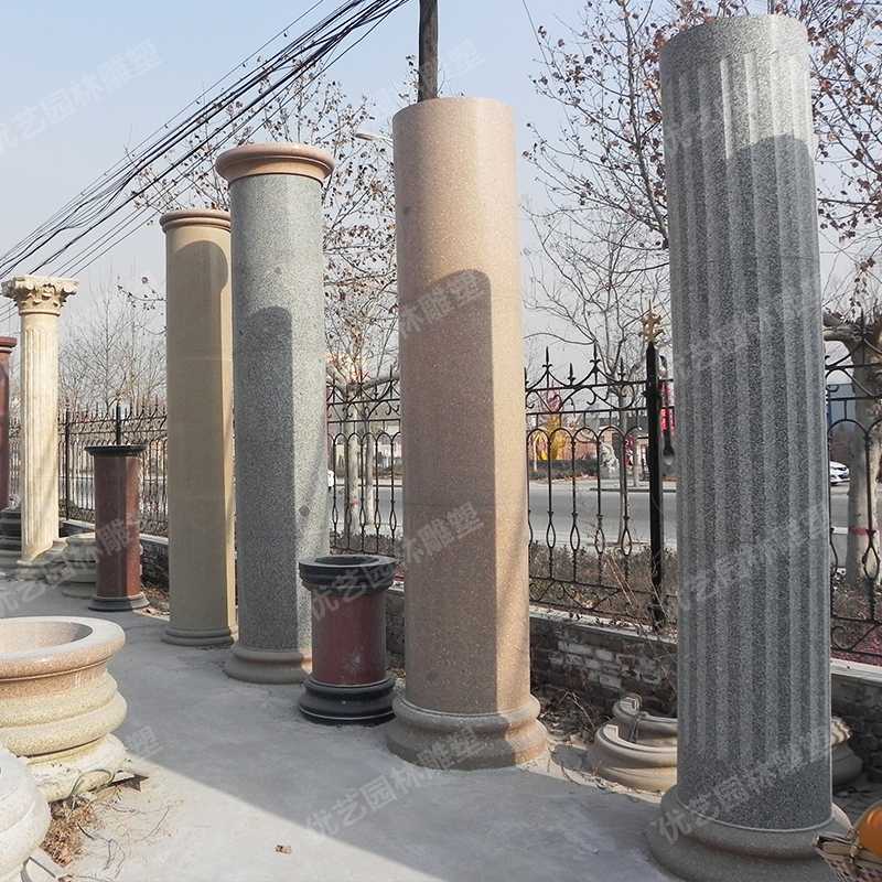 裝飾羅馬柱，石雕羅馬柱