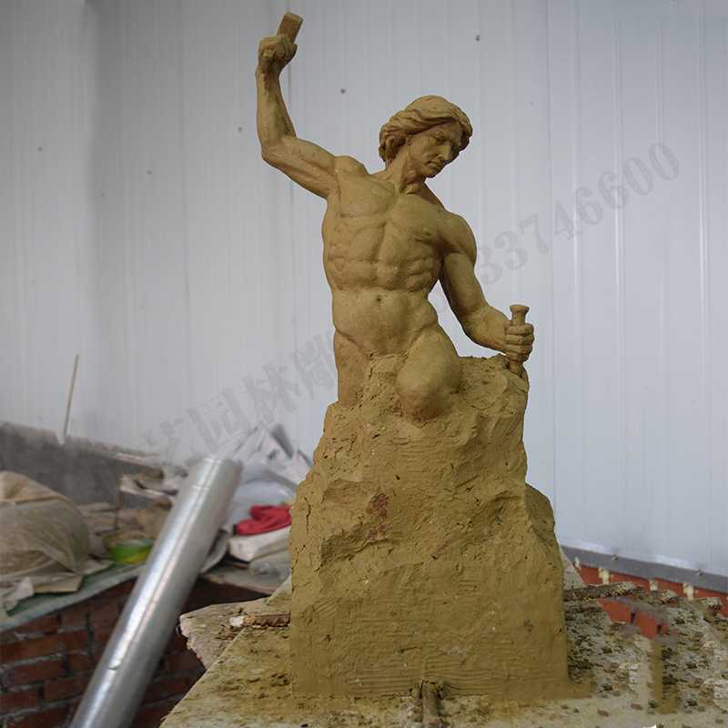 自我雕刻，雕刻自我，自我雕刻雕塑