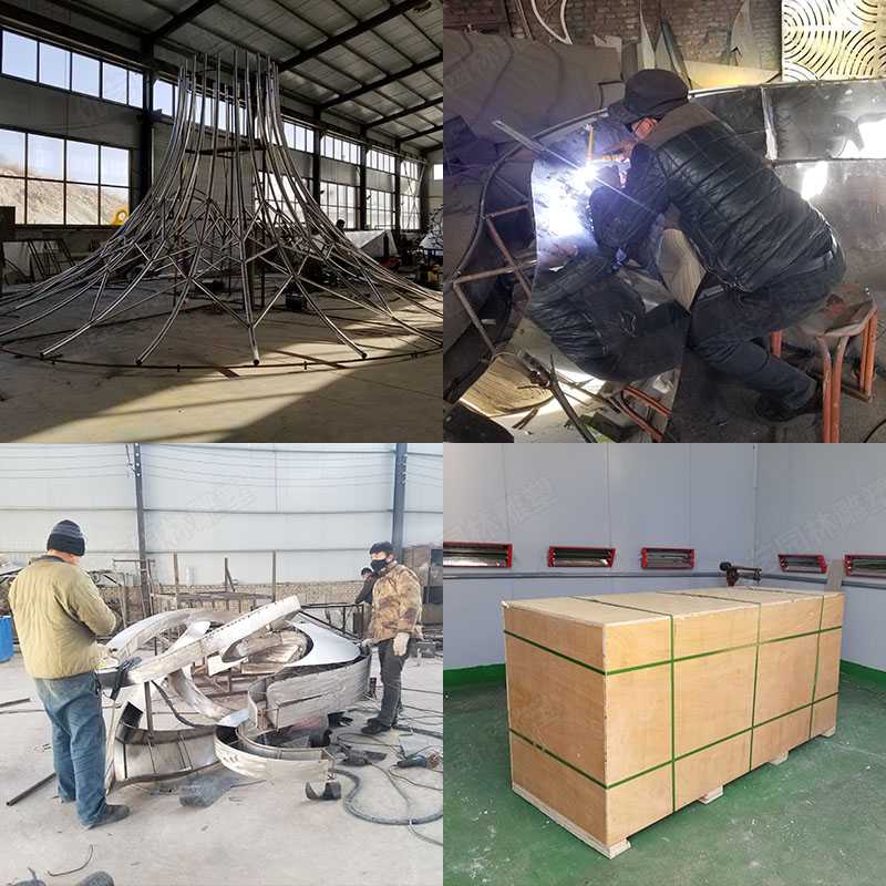 不銹鋼雕塑廠家，景觀雕塑定制